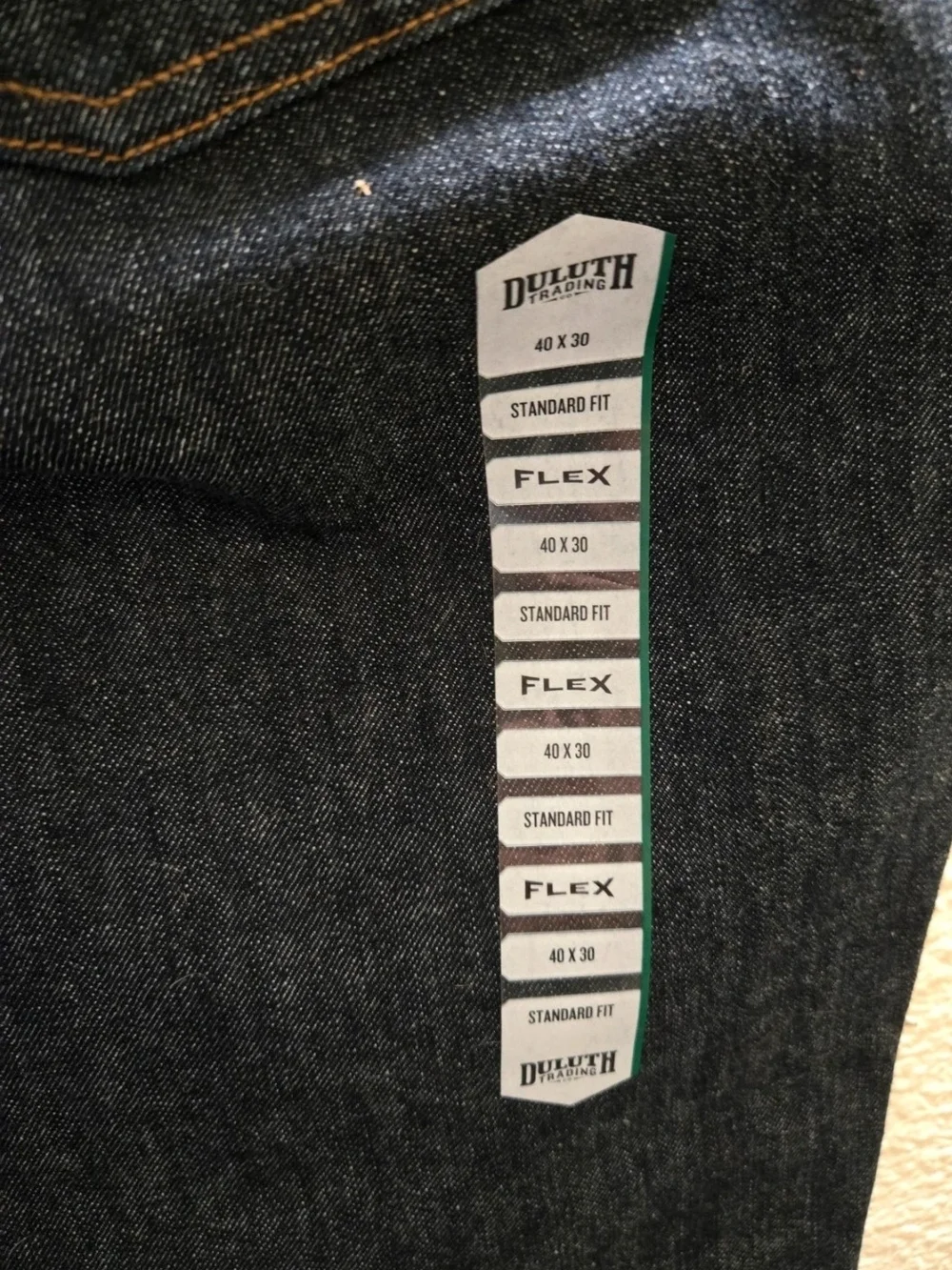 Duluth Trading Co Indigo Straight-Leg Jeans